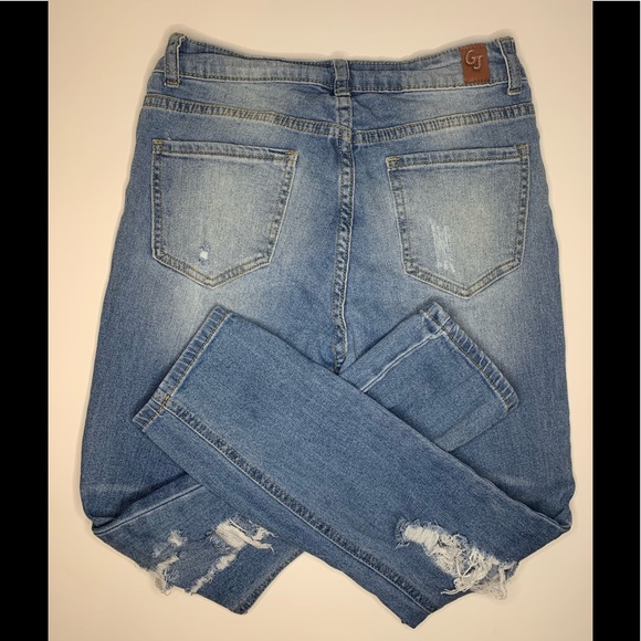 GoGo High-Waisted Distressed Dream Jeans Size 28 - Picture 7 of 10